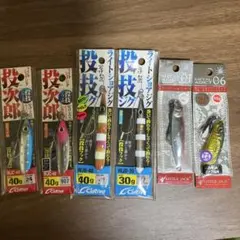 全新未使用金屬假餌套裝 投技假餌 投次郎 METAL ADICT