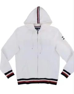 TOMMY HILFIGER フルジップパーカー ホワイト