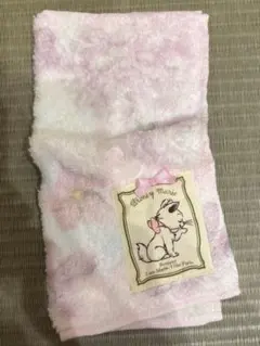 ディズニー　マリー　ミニタオル　ハンカチ　タオルハンカチ　おしゃれキャット　花柄