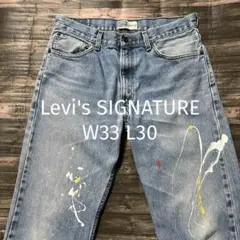 Levi's SIGNATURE ペンキ加工デニム W33 L30