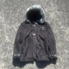 90's 00's ファイヤーマンジャケット　ファージャケット　y2kスウェード