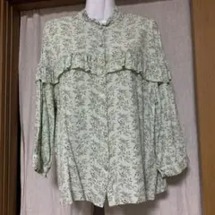 しまむら 立襟ブラウスLL～3L