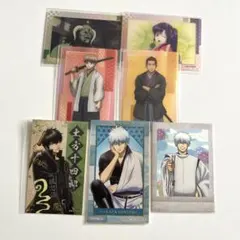 銀魂　カード7枚セット　坂田銀時/土方十四郎/沖田総悟/近藤勲/寺門通/屁怒絽