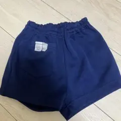 110サイズ ネイビー ポケット付きショートパンツ