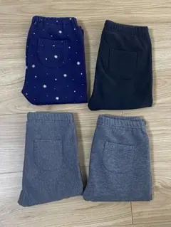 ユニクロ　レギンスパンツ　フリース　110cm 4点セット