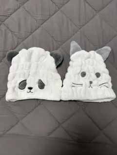 Zoolis ヘアドライタオル 2点セット 動物モチーフのサムネイル