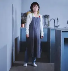 リネンのエプロンワンピース / fog linen work×北欧暮らしの道具店