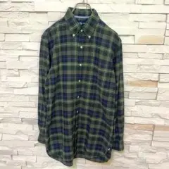 90s Ralph Laurenラルフローレン 人気のチェック柄シャツ 刺繍