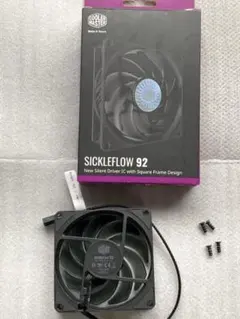 92mm 4pin PWM ケースファン SickleFlow92