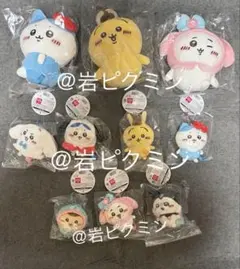 ちいかわサンリオ　ぬいぐるみ　フードマスコット　シナモロール　ポチャッコ等10点