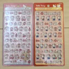 ボンボンドロップシール☆サンリオmini☆ハロキティ赤・ピンク2点セット