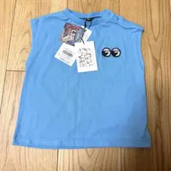 マーキーズ　ノースリーブ タンクトップ ブルー　90