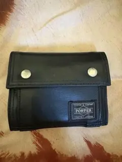 PORTER 三つ折り財布 ブラック