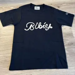 Bibiy. SCRIBBLE TEEロゴ刺繍 Tシャツ ネイビー - メルカリ