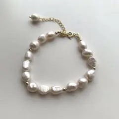 淡水バロックパール　ブレスレット