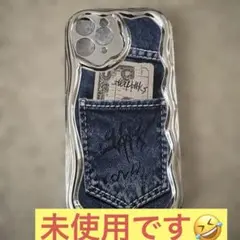 デニムポケットデザイン iPhone11プロケースのサムネイル