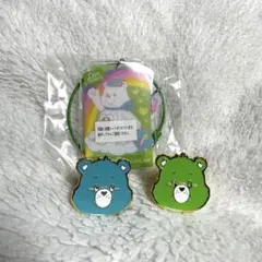 ケアベア ビックメタルリング アクリルチャー厶 3点セット