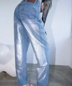 JUEMI Foil Straight Denim ホイルストレートデニムのサムネイル