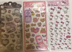 サンリオ　キティ　ドロップジェリー　平成はっぴーフォン　4サイズステッカー　3枚