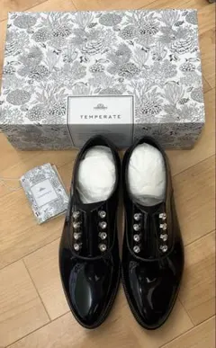 TEMPERATE レインシューズ　ブラック 39のサムネイル