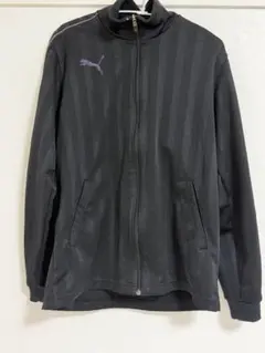 PUMA トラックジャケット ブラック ストライプ