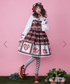 axes femme Chalmiere ボンボンショコラ柄ワンピース（茶） - メルカリ