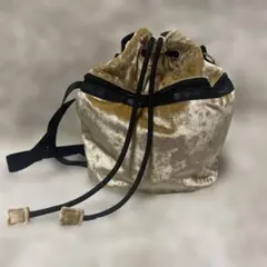 レスポートサック巾着型ショルダーバッグ