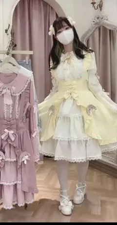 アマベル、リボンリボンバニーフリルレイヤードスカート＆うさみみブラウスのサムネイル