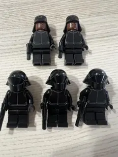 【レゴ正規品】スター・ウォーズ ミニフィグ 5体セット　武器付き