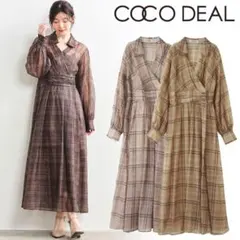 2026年最新】COCODEAL レディース 長袖・七分袖 シャツワンピースの