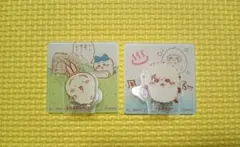 ちいかわ アクリルシーンクリップ うさぎ ラッコ