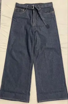 sacai ストレートパンツ ロイヤルブルー サイズ2《美品》 Sacai サカイ 18SS 18-03609 カットオフ デニム ショーツ ワイド