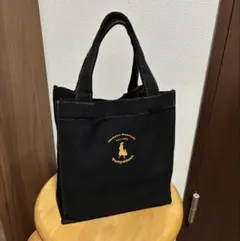 POMPADOUR ポンパドウル ポンパドール黒エコバッグ