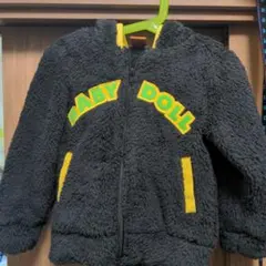 値下げBABY DOLL フリースジャケット 黒 100cm