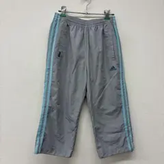 adidas ジャージ パンツ グレー ライトブルースポーツ　S カ27