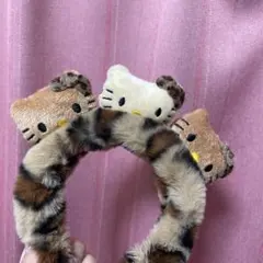 【早い者勝ち】　ハローキティ カチューシャ ヒョウ柄 サンリオ Sanrio