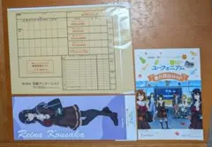 京アニのセカイ展　複製原画、舞台探訪MAP、短冊ポスターセット