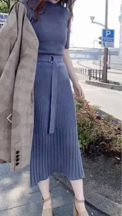 スナイデル　ニットワンピース　セットアップ