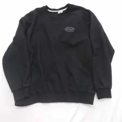 ◎マハグリッド オーバルロゴ スウェット ブラック系 Lサイズ