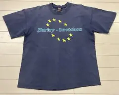 90s ハーレーダビッドソンTシャツ LONDO England フェード 古着