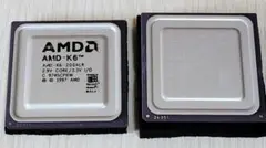 【ジャンク扱い】AMD K6&K6-2 CPU 兄弟セット