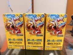 ONE PIECEカード 神の島の冒険 3BOX テープカット品 - メルカリ