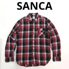 SANCA　サンカ　チェックシャツ　リネンシャツ