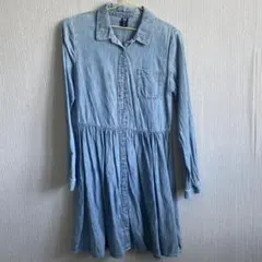 GAP デニム長袖ワンピース XXL