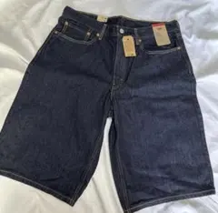 新品　【W34】Levi's 470 Baggy W34 ダーク紺　ハーフパンツ 新品 【W34】Levi's 470 Baggy W34 ダーク紺 ハーフパンツ - メルカリ