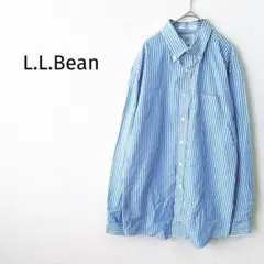 メンズシャツ長袖lストライプ