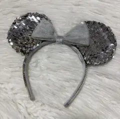 【限定】カリフォルニアディズニー限定 ミニー スパンコール カチューシャ