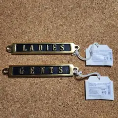 DULTON ダルトン 真鍮サイン LADIES GENTSのサムネイル