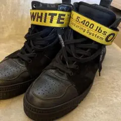 Off-White ハイカットスニーカー ブラック　42のサムネイル