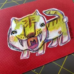 ザビちゃん】【原画肉筆】(立体)白象2026(初筆) - メルカリ